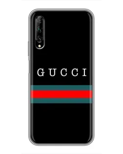 Чехол для Huawei Y7 Pro 2019 с картинкой «Gucci — красный пояс» Чехол для Huawei Y7 Pro 2019 с картинкой «Gucci — красный пояс»