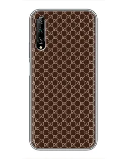 Чехол для Huawei Y7 Pro 2019 с картинкой «Gucci — шоколадная сетка» Чехол для Huawei Y7 Pro 2019 с картинкой «Gucci — шоколадная сетка»