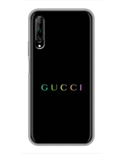 Чехол для Huawei Y7 Pro 2019 с картинкой «Gucci — неоновый минимализм» Чехол для Huawei Y7 Pro 2019 с картинкой «Gucci — неоновый минимализм»