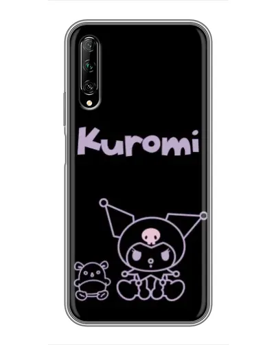 Чехол для Huawei Y7 Pro 2019 с картинкой «Kuromi — черный минимализм» Чехол для Huawei Y7 Pro 2019 с картинкой «Kuromi — черный минимализм»