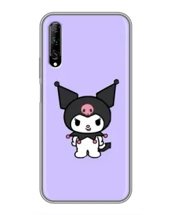 Чехол для Huawei Y7 Pro 2019 с картинкой «Kuromi — нежный фиолетовый»