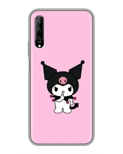 Чехол для Huawei Y7 Pro 2019 с картинкой «Kuromi — розовая нежность»