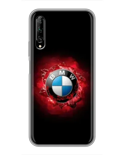 Чехол для Huawei Y7 Pro 2019 с картинкой «Логотип BMW — вспышка»