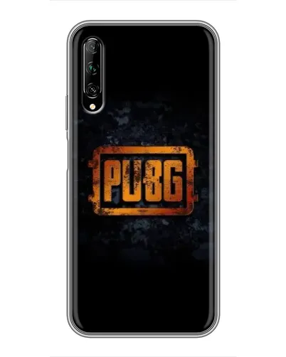 Чехол для Huawei Y7 Pro 2019 с картинкой «PUBG — золотой логотип»