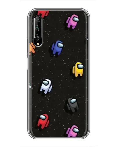 Чехол для Huawei Y7 Pro 2019 с картинкой «Космический паттерн Among Us» Чехол для Huawei Y7 Pro 2019 с картинкой «Космический паттерн Among Us»