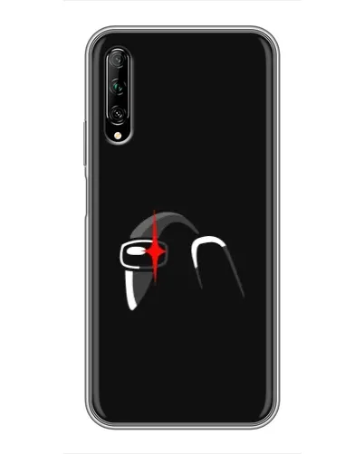 Чехол для Huawei Y7 Pro 2019 с картинкой «Among Us шлем» Чехол для Huawei Y7 Pro 2019 с картинкой «Among Us шлем»