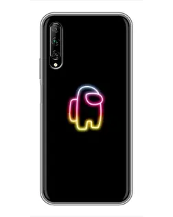 Чехол для Huawei Y7 Pro 2019 с картинкой «Among Us градиент» Чехол для Huawei Y7 Pro 2019 с картинкой «Among Us градиент»