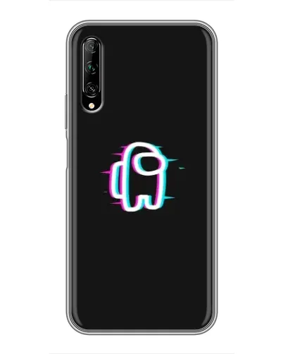 Чехол для Huawei Y7 Pro 2019 с картинкой «Among Us неон» Чехол для Huawei Y7 Pro 2019 с картинкой «Among Us неон»