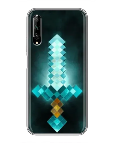 Чехол для Huawei Y7 Pro 2019 с картинкой «Алмазный меч неон»