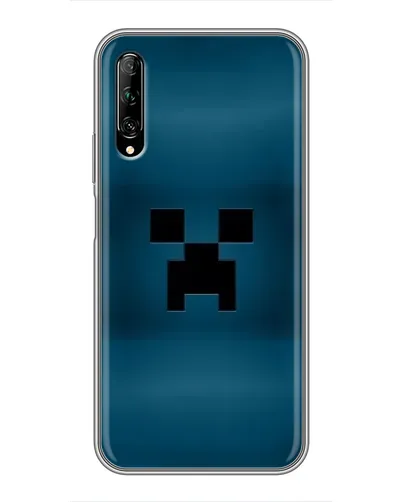 Чехол для Huawei Y7 Pro 2019 с картинкой «Крипер текстура»