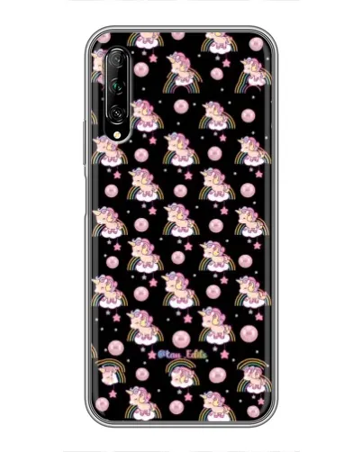 Чехол для Huawei Y7 Pro 2019 с картинкой «Magic Unicorn паттерн»