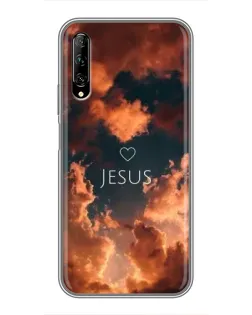 Чехол для Huawei Y7 Pro 2019 с картинкой «Сияние Имени Jesus»