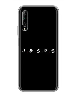 Чехол для Huawei Y7 Pro 2019 с картинкой «Точки веры J.E.S.U.S.»