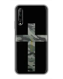Чехол для Huawei Y7 Pro 2019 с картинкой «Милитари Крест»