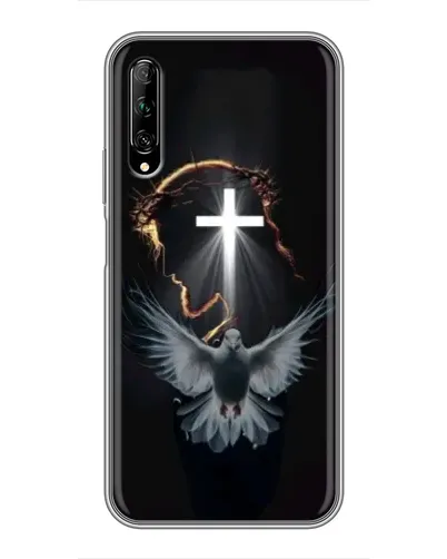 Чехол для Huawei Y7 Pro 2019 с картинкой «Голубь и Свет»