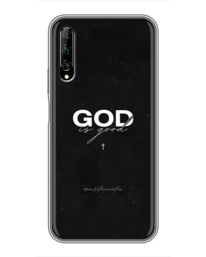 Чехол для Huawei Y7 Pro 2019 с картинкой «GOD — Бог над всем»