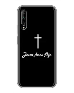 Чехол для Huawei Y7 Pro 2019 с картинкой «Иисус любит тебя»