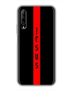Чехол для Huawei Y7 Pro 2019 с картинкой «Красная линия веры»