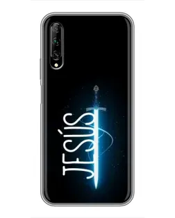Чехол для Huawei Y7 Pro 2019 с картинкой «Меч Духа Jesus»