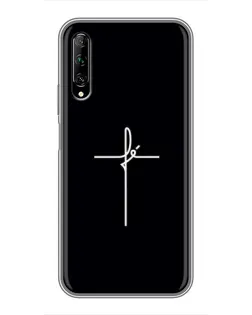 Чехол для Huawei Y7 Pro 2019 с картинкой «Тонкий крест»