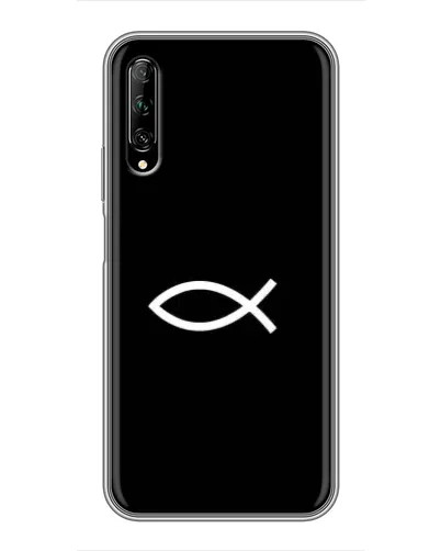 Чехол для Huawei Y7 Pro 2019 с картинкой «Символ рыбы Jesus» Чехол для Huawei Y7 Pro 2019 с картинкой «Символ рыбы Jesus»