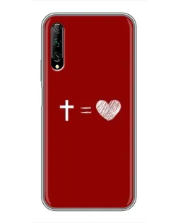 Чехол для Huawei Y7 Pro 2019 с картинкой «Уравнение любви»