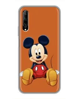 Чехол для Huawei Y7 Pro 2019 с картинкой «Микки отдыхает»