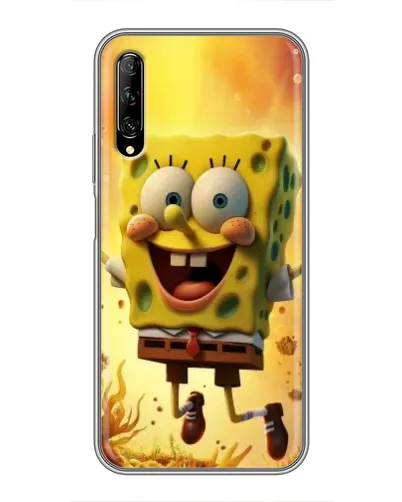 Чехол для Huawei Y7 Pro 2019 с картинкой «Губка Боб прыгает» Чехол для Huawei Y7 Pro 2019 с картинкой «Губка Боб прыгает»