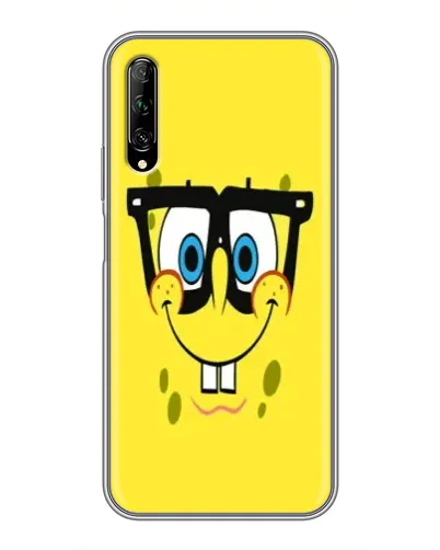 Чехол для Huawei Y7 Pro 2019 с картинкой «Минималистичный Спанч Боб» Чехол для Huawei Y7 Pro 2019 с картинкой «Минималистичный Спанч Боб»