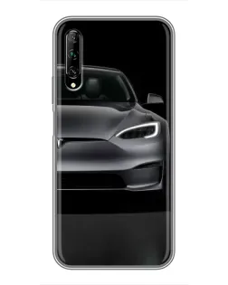 Чехол для Huawei Y7 Pro 2019 с картинкой «Tesla Model S Look»