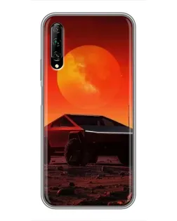 Чехол для Huawei Y7 Pro 2019 с картинкой «Cybertruck на Марсе» Чехол для Huawei Y7 Pro 2019 с картинкой «Cybertruck на Марсе»
