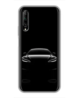 Чехол для Huawei Y7 Pro 2019 с картинкой «Силуэт Tesla Night» Чехол для Huawei Y7 Pro 2019 с картинкой «Силуэт Tesla Night»