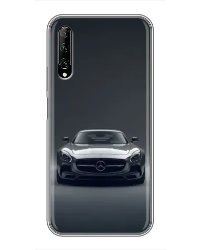 Чехол для Huawei Y7 Pro 2019 с картинкой «Mercedes на черном» Чехол для Huawei Y7 Pro 2019 с картинкой «Mercedes на черном»