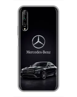 Чехол для Huawei Y7 Pro 2019 с картинкой «Mercedes — решетка радиатора»