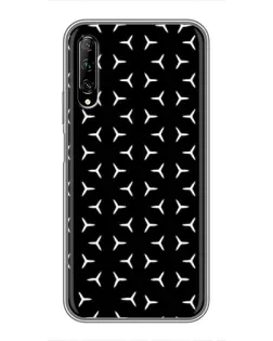 Чехол для Huawei Y7 Pro 2019 с картинкой «Mercedes паттерн звезд»