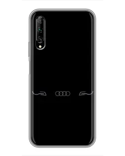 Чехол для Huawei Y7 Pro 2019 с картинкой «Audi — световой подпись» Чехол для Huawei Y7 Pro 2019 с картинкой «Audi — световой подпись»