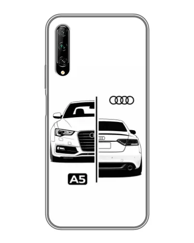 Чехол для Huawei Y7 Pro 2019 с картинкой «Audi — контрастный дизайн» Чехол для Huawei Y7 Pro 2019 с картинкой «Audi — контрастный дизайн»