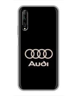 Чехол для Huawei Y7 Pro 2019 с картинкой «Audi — золотой логотип» Чехол для Huawei Y7 Pro 2019 с картинкой «Audi — золотой логотип»