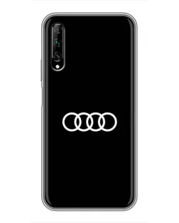 Чехол для Huawei Y7 Pro 2019 с картинкой «Audi White Logo» Чехол для Huawei Y7 Pro 2019 с картинкой «Audi White Logo»