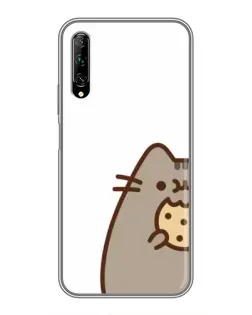 Чехол для Huawei Y7 Pro 2019 с картинкой «Пушин с печеньем»