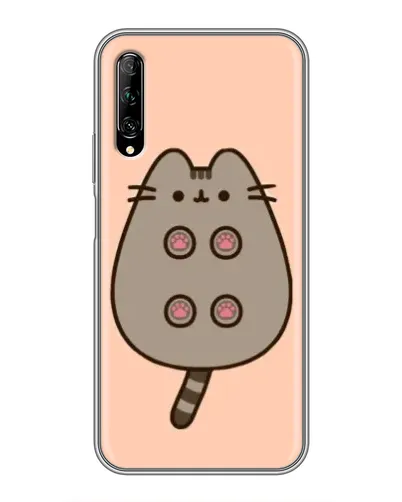 Чехол для Huawei Y7 Pro 2019 с картинкой «Пушин пузиком кверху» Чехол для Huawei Y7 Pro 2019 с картинкой «Пушин пузиком кверху»