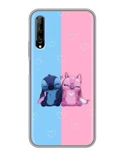 Чохол для Huawei Y7 Pro 2019 з картинкою «Stitch та Angel Love»