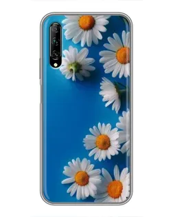Чехол для Huawei Y7 Pro 2019 с картинкой «Белоснежные маргаритки»