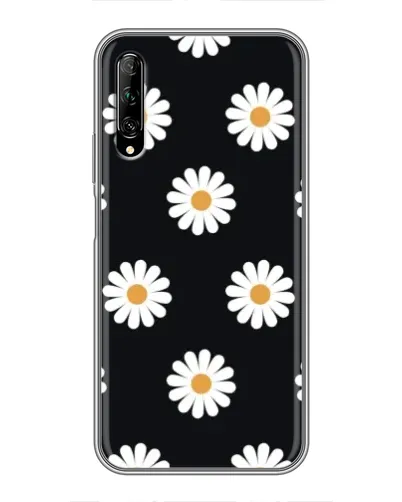 Чехол для Huawei Y7 Pro 2019 с картинкой «Ромашки на черном» Чехол для Huawei Y7 Pro 2019 с картинкой «Ромашки на черном»