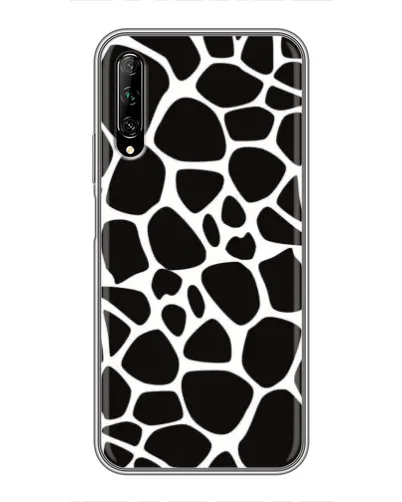 Чехол для Huawei Y7 Pro 2019 с картинкой «Черно-белый жираф»