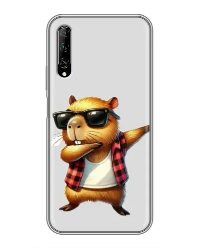 Чехол для Huawei Y7 Pro 2019 с картинкой «Капибара рэпер даб»