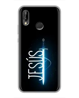 Чехол для Huawei Y7 2019 с картинкой «Меч Духа Jesus»