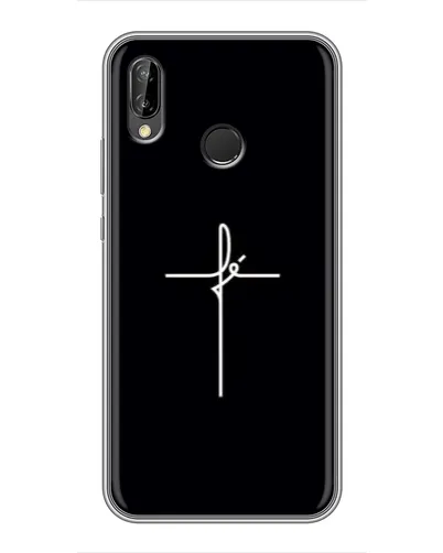 Чехол для Huawei Y7 2019 с картинкой «Тонкий крест» Чехол для Huawei Y7 2019 с картинкой «Тонкий крест»
