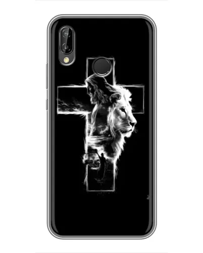 Чехол для Huawei Y7 2019 с картинкой «Сияющий крест Jesus» Чехол для Huawei Y7 2019 с картинкой «Сияющий крест Jesus»