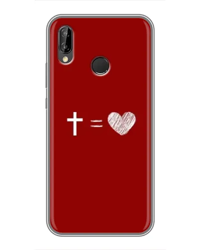 Чехол для Huawei Y7 2019 с картинкой «Уравнение любви» Чехол для Huawei Y7 2019 с картинкой «Уравнение любви»